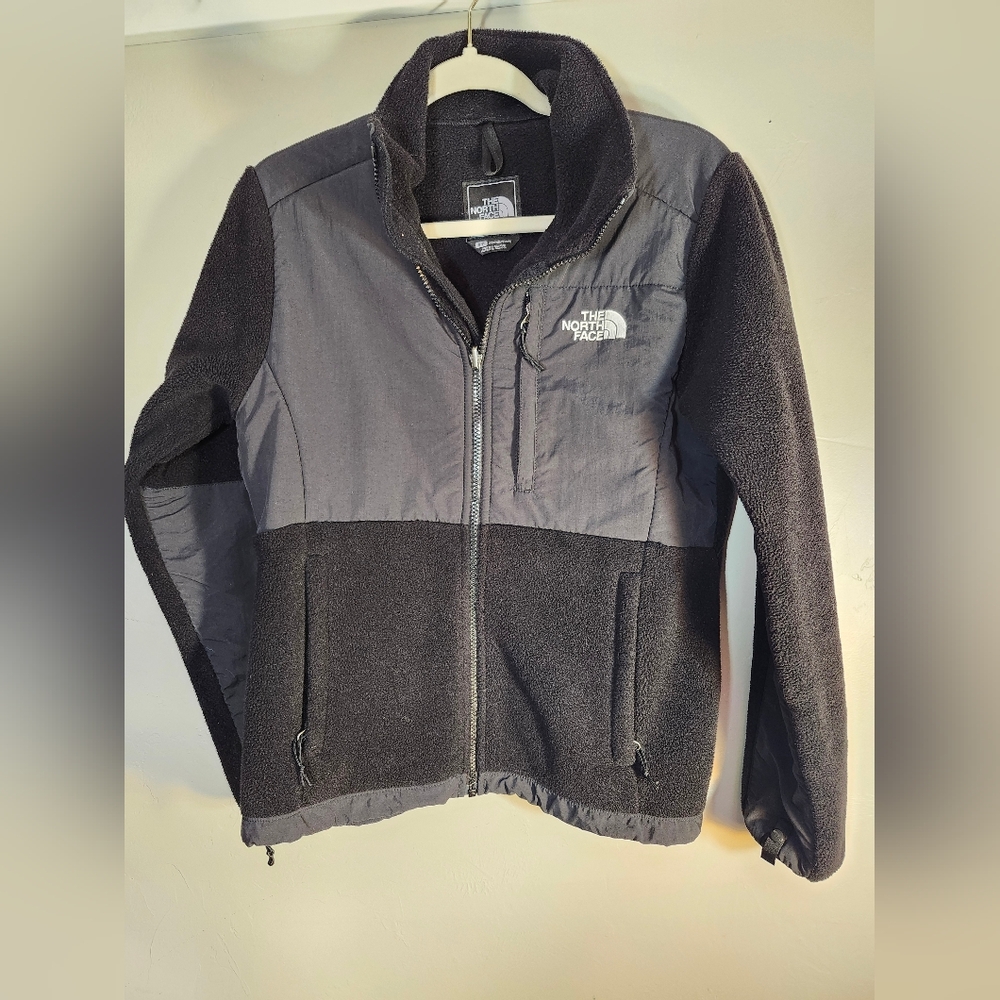 The North Face Danali  Charcoal and Black Fleece Jacket Sz L
